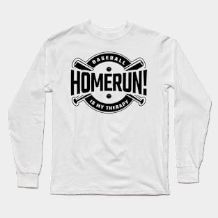 funny baseball Long Sleeve T-Shirt